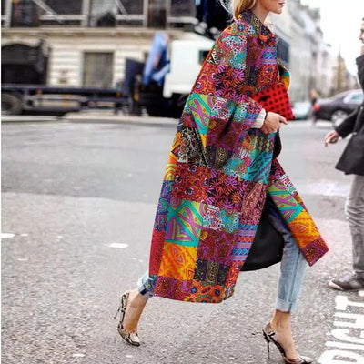 Cortavientos Estampado Oversize para Mujer - Image 28