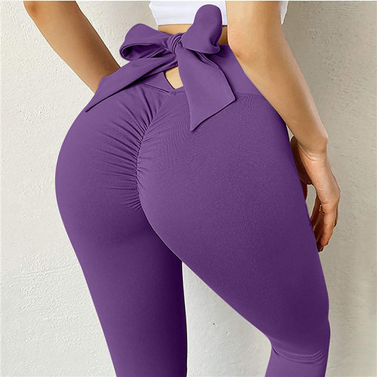 Leggings Deportivos de Entrenamiento con Moño para Yoga y Running - Image 19