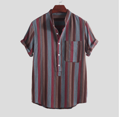 Camisa Hawaiana Estilo Explosión con Estampado de Solapa para Hombre - Image 3