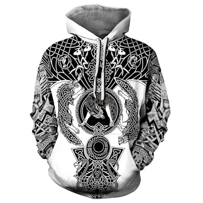 Sudadera Hoodie Suelta con Estampado Digital de Moda - Image 6