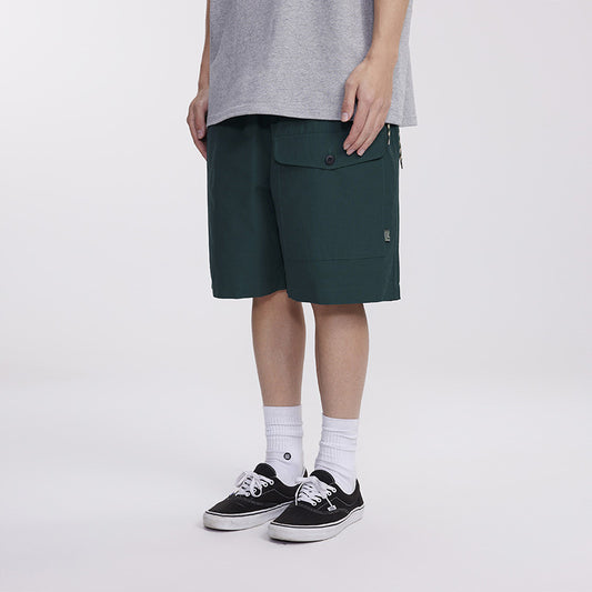 Shorts para Hombre con Bolsillos Laterales y Cintas de Ajuste - Image 2