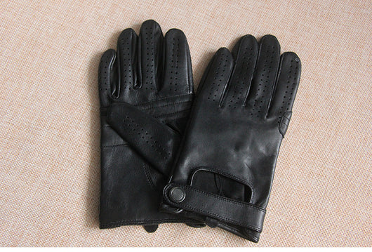 Guantes de Cuero Gamuza con Pantalla Táctil - Image 4