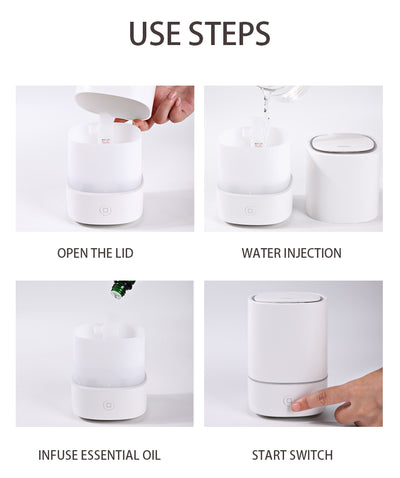 Difusor Ultrasónico Aromático Portátil USB - Humidificador Mini para Hoteles y Espacios - Image 12