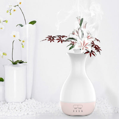 Difusor Ultrasónico con Aromaterapia y Luz LED Multicolor 200ML