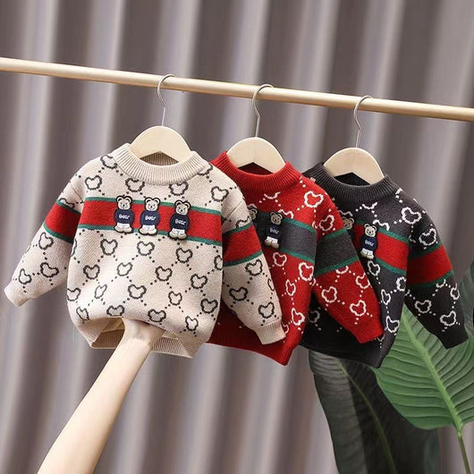Suéter Grueso de Terciopelo para Niños y Niñas - Image 14