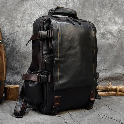 Bolsa de Cuero Genuino para Laptop con Gran Capacidad - Image 26