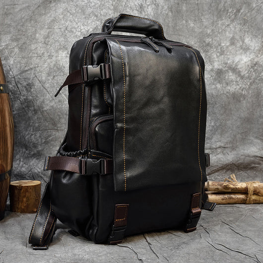 Bolsa de Cuero Genuino para Laptop con Gran Capacidad - Image 26