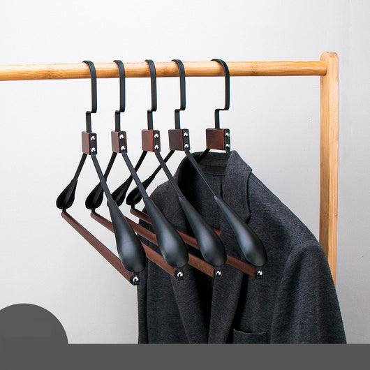 Perchero de Lujo Minimalista con Hombros Anchos en Hierro y Madera - Image 4