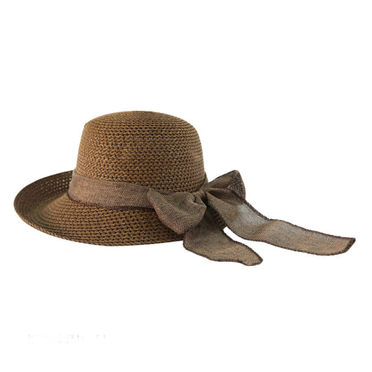 Sombrero de Playa Plegable con Moño para Mujer - Image 17