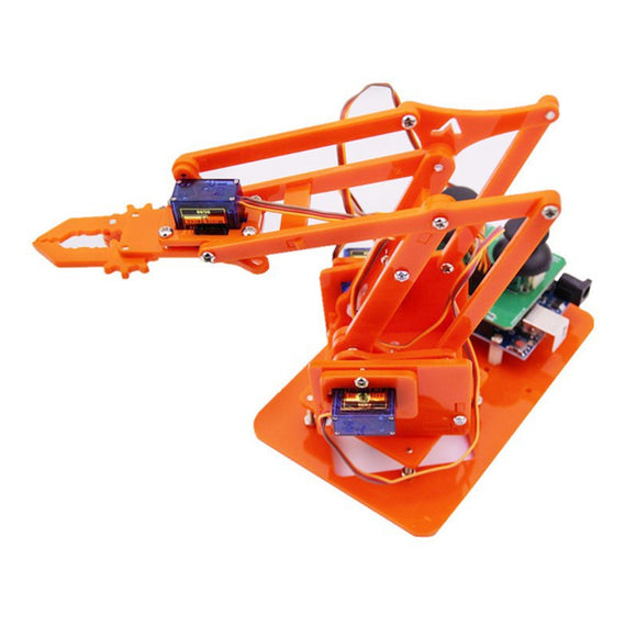 Kit Educativo de Brazo Robótico con Piezas de Acrílico