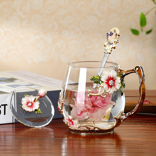 Taza Infantil con Corazón, Cuchara y Tapa - Diseño Grande - Image 4