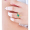 Anillo de Esmeralda en Plata 925 - Diseño Elegante y Sofisticado