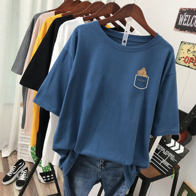 Blusa Cómoda de Algodón Puro para Mujer - Talla Grande - Image 25