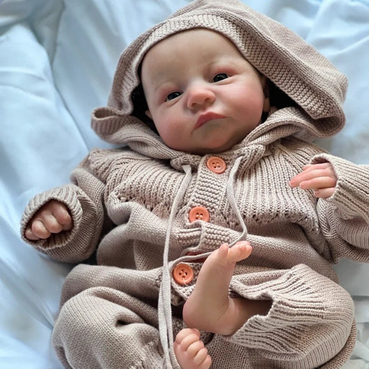 Muñeca Bebé Reborn Realista de 49 cm