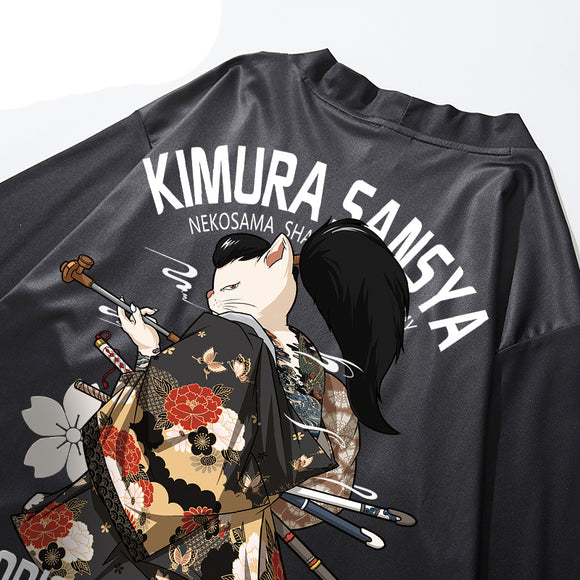 Cardigan Kimono Japonés Estilo Nacional