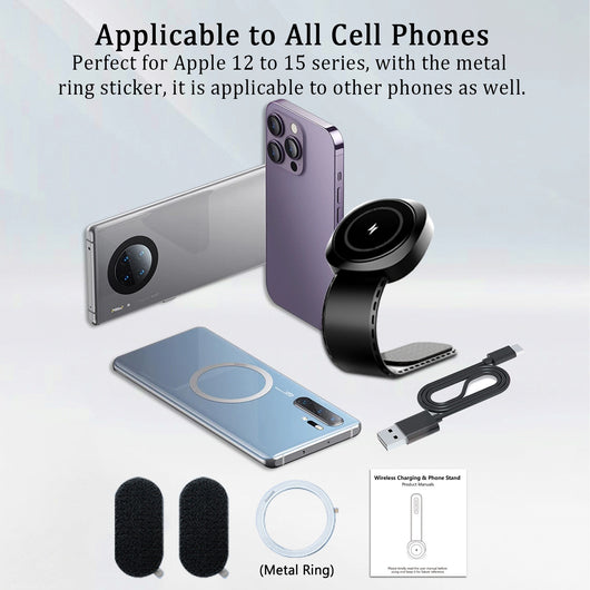 Cargador Inalámbrico Magnético Multifuncional para Celular - Image 9