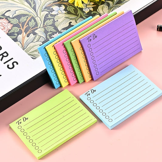 Libreta Adhesiva con Líneas para Oficina y Correcciones