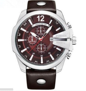 Reloj de Hombre con Esfera Grande y Diseño de Tres Ojos - Image 12