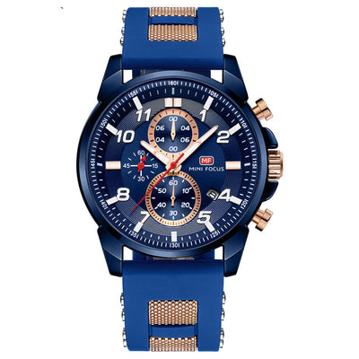 Reloj Deportivo Multifuncional para Hombre con Cronógrafo de Tres Esferas - Image 13