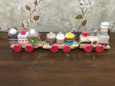 Bloques Apilables con Snacks y Tres Trenes Extraíbles - Image 3