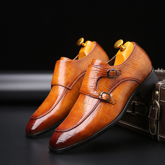 Zapatos de cuero puntiagudos para negocios - Image 9