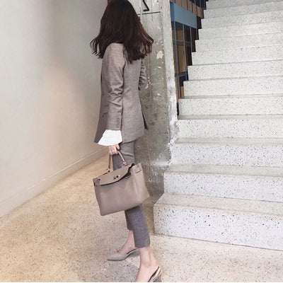 Blazer Casual Coreano Estilo Británico Premium - Image 15