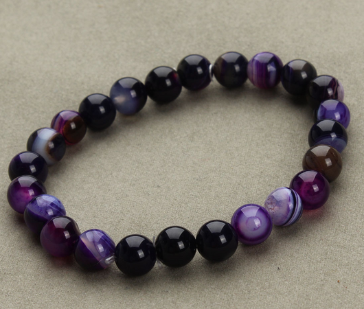 Pulsera de Cuentas de Aventurina Azul - Piedra Arenisca Redonda - Image 13