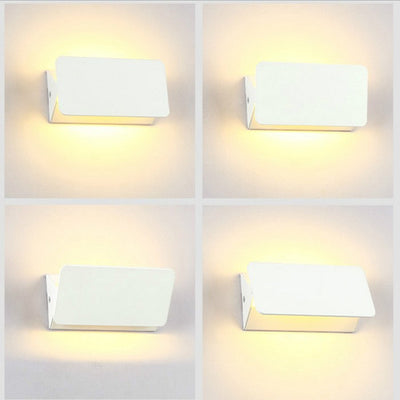 Lámpara de Pared LED Cuadrada Aluminio Ajustable - Iluminación Moderna Interior - Image 3