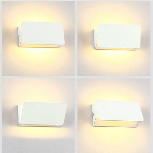 Lámpara de Pared LED Cuadrada Aluminio Ajustable - Iluminación Moderna Interior - Image 3