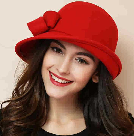 Sombrero Pescador de Lana con Gran Moño y Ala Redondeada - Image 11