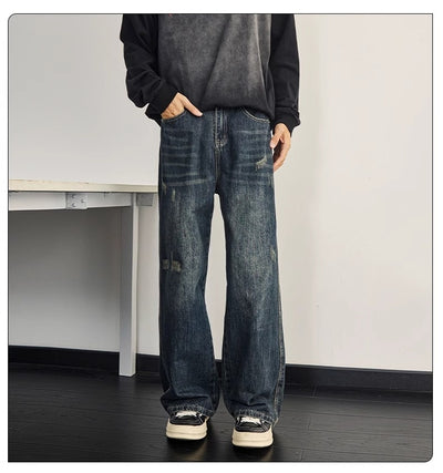 Jeans Rectos Holgados para Hombre - Estilo Moderno y Versátil - Image 12