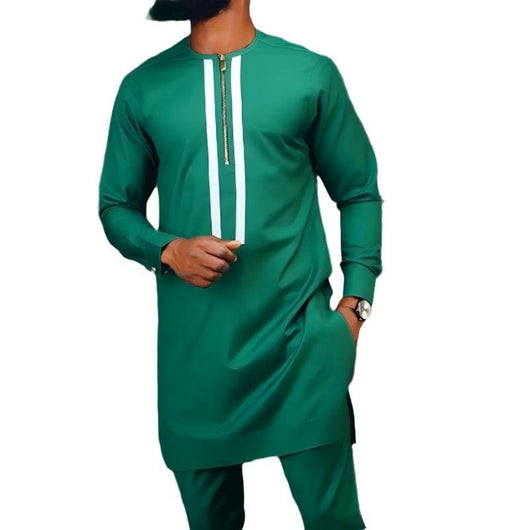 Traje Africano Elegante para Hombre - Conjunto Digital de 2 Piezas - Image 12