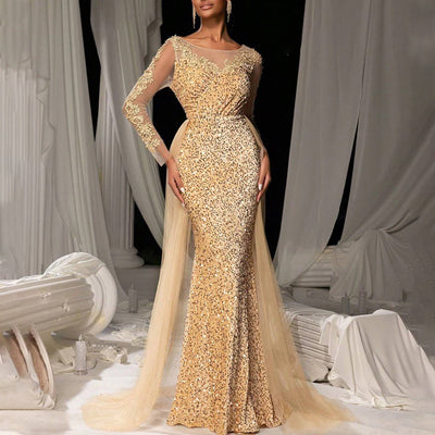 Vestido de Fiesta con Encaje para Mujer - Elegancia Nocturna - Image 9