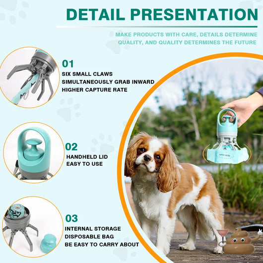 Recogedor de Desechos para Mascotas con Dispensador de Bolsas - Image 4