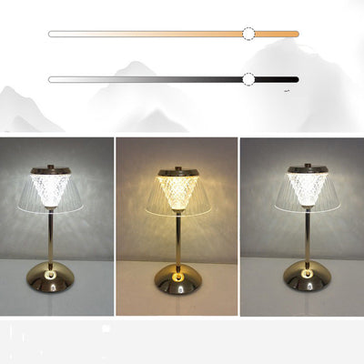Lámpara de Mesa Cristal Diamante para Restaurante - Ambiente Romántico - Image 5
