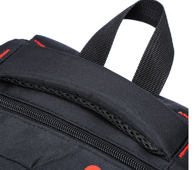 Mochila de Senderismo para Mujer Negro Nylon Resistente - Image 9