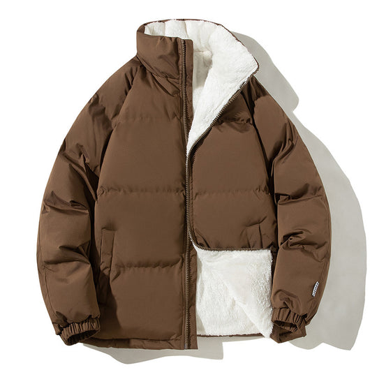 Abrigo de Cuello Alto para Parejas - Chaqueta Térmica Gruesa y Acolchada Unisex - Image 7