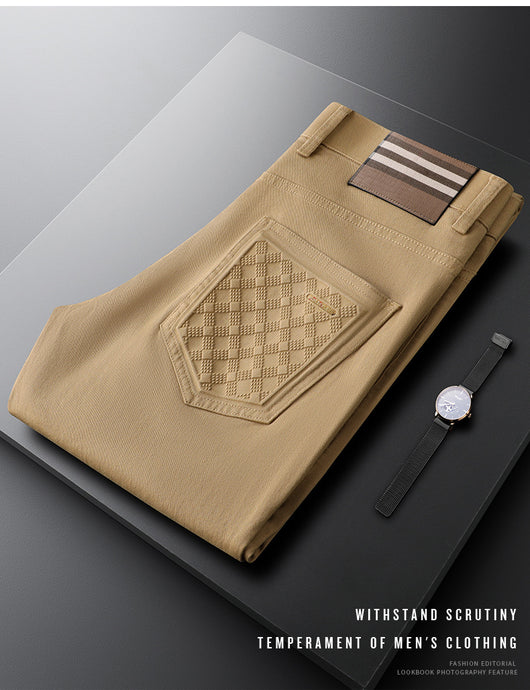 Pantalones de Negocios Slim Fit Algodón Transpirable Premium - Image 15