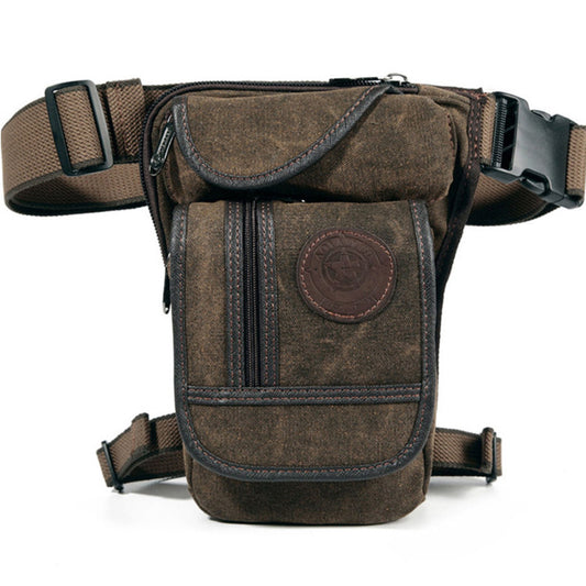 Bolsa de Cintura Multifuncional para Hombre en Lona Resistente