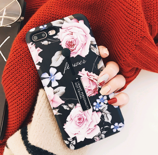 Funda Retro Floral de Lujo para iPhone XS MAX - Diseño Artístico Antigolpes - Image 6