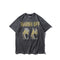 Camiseta Holgada Hip-Hop con Estampado Urbano Tendencia