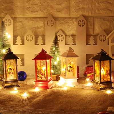 Decoración Navideña LED - Papá Noel y Muñeco de Nieve Iluminado - Image 10