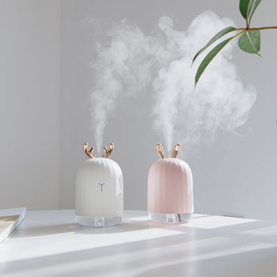 Humidificador Portátil USB Diseño Ciervo - Silencioso y Compacto