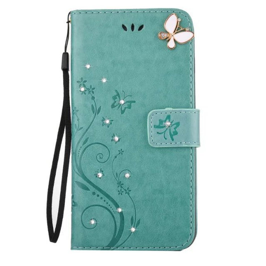 Funda para Apple con Diseño de Mariposa en Relieve y Diamantes - Image 2