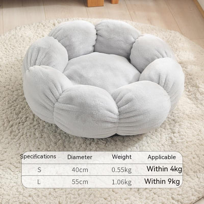 Casa Cama Nido Floral Suave para Perros - Image 8