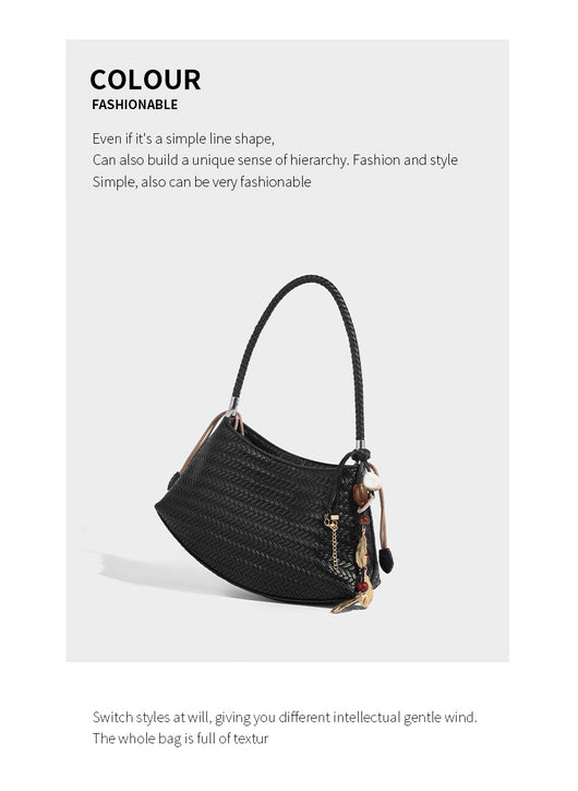 Bolso Tejido Axilar Commuter - Cartera Versátil de Hombro - Image 37
