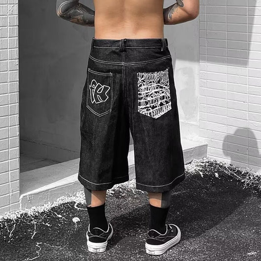 Shorts de Mezclilla Holgados para Hombre - Estilo Costa Oeste Estadounidense - Image 14