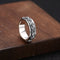 Anillo Giratorio de Plata 925 Estilo Retro Personalidad