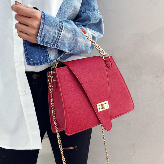Bolso Bandolera de Cadena con Asa Simple para Mujer - Image 8
