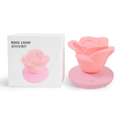 Lámpara Nocturna Rosa Romántica con 3 Niveles de Luz Ajustable - Image 3